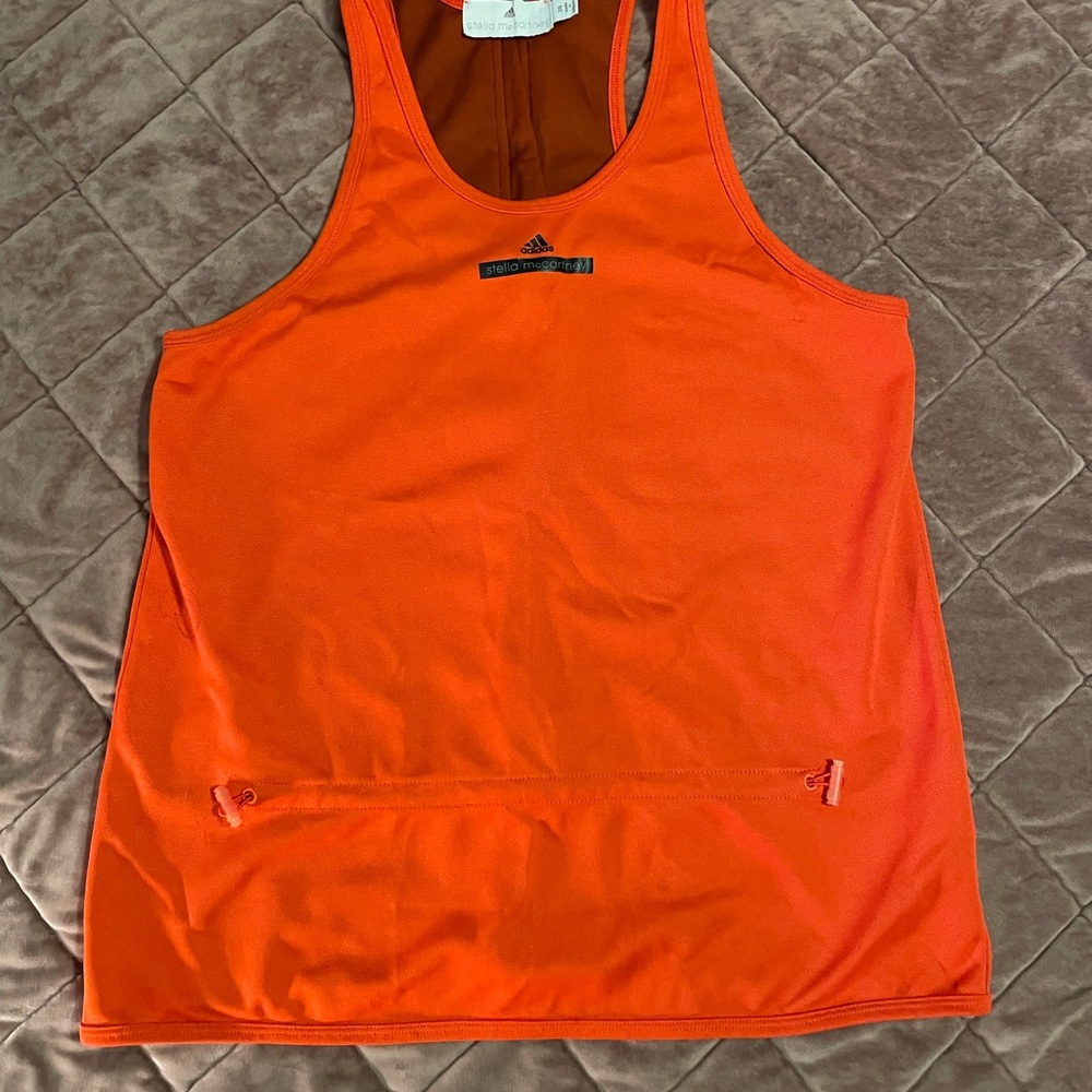 Stella McCartney Men's Vibrant Orange Workout Tank, size 36